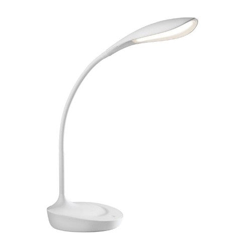 LED Schreibtischleuchte dimmbar weiß mit USB Anschluß Tischlampe