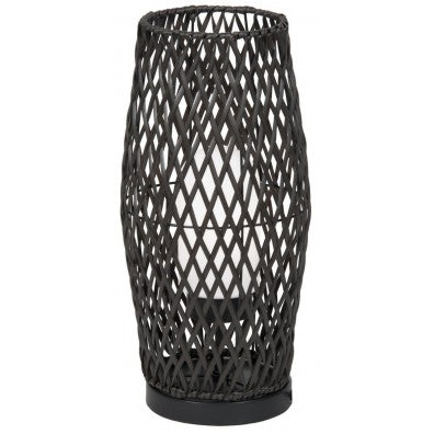 Tischlampe für außen Boho Rattan Stil BALI 22 