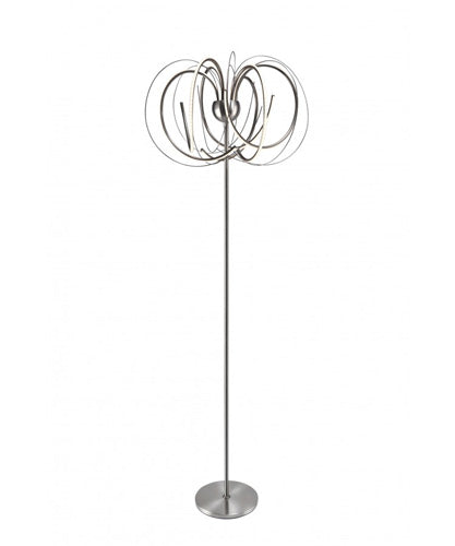 Design LED Stehlampe Apples geschwungen dimmbar – Stehleuchte dimmbar