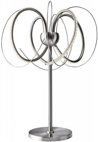 Design LED Tischlampe Apples geschwungen dimmbar Tischlampe