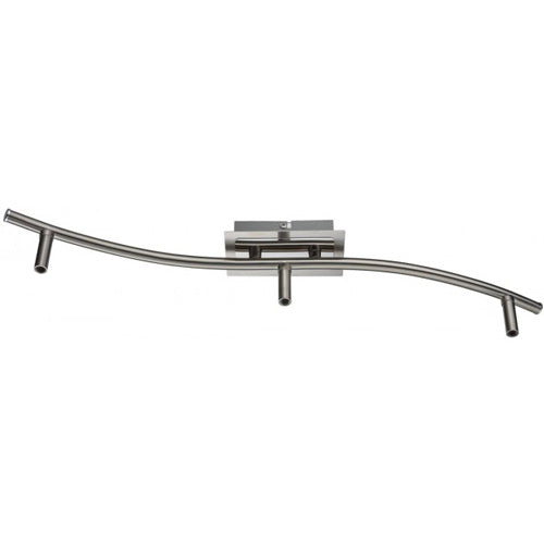 Armatur Deckenlampe 3 flammig 55cm Chrom eckig ESTO Vario Home