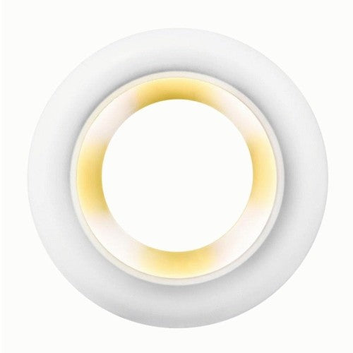 LED Wandleuchte rund weiß Aura Wall Effektleuchte – Wandleuchte LED