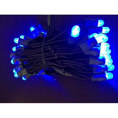 Außen Lichterketten mit LED 40-flg.  Blau, 4m lang – LED Außenlichterkette wetterfest für Garten & Terrasse