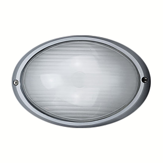 Allzweckleuchte außen Wand- Deckenleuchte E27 oval Bowl