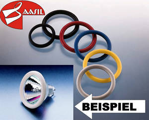 RINGO Reflektorring Gelb für Strahler Dekokappe für Halogen LED MR16 12V Seilsystem