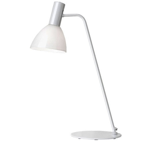 Design Schreibtischleuchte mit Dimmer Blanco weiß Tischlampe