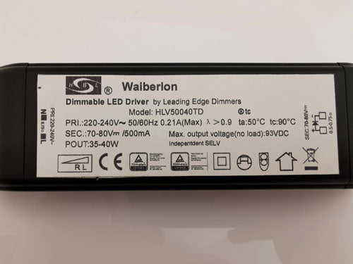 Dimmbarer LED Treiber Transformator 35-40W 500mA