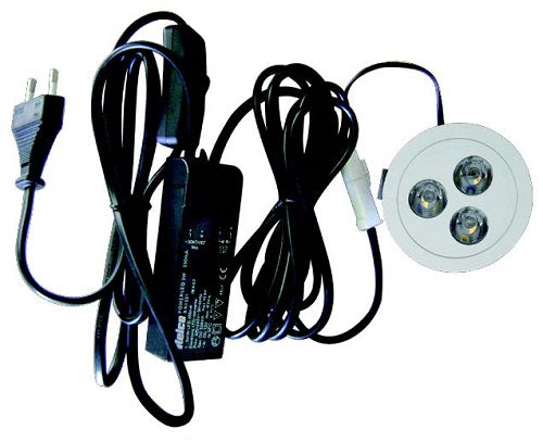 Power LED Einbauspot mit Treiber 3W 3000K Rio Kit IP43 – Einbaustrahler IP43, 21mm