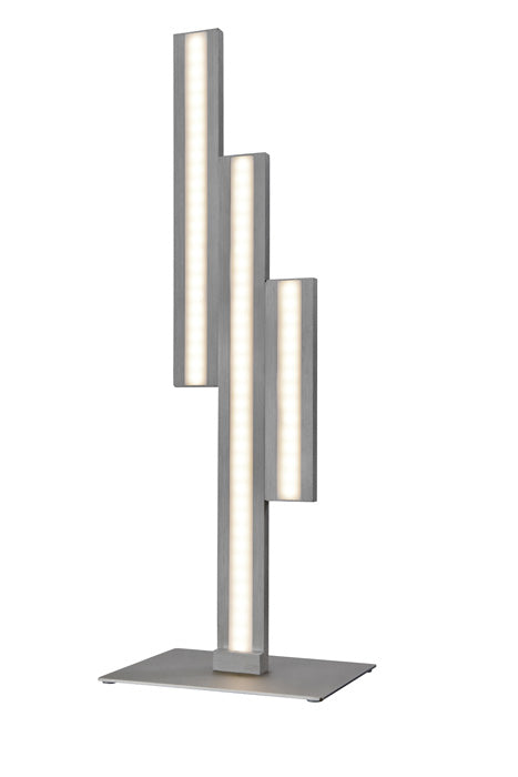 LED Tischlampe Empire dimmbar 50cm Alu gebürstet Tischlampe