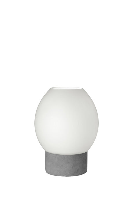 Kleine LED Tischlampe Johannesburg mit Betonfuß Tischlampe
