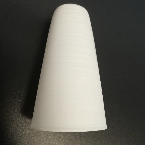 Lampenschirm Ersatzglas Lampen Glas G4 weiß oval 6,4cm – Lampenglas 