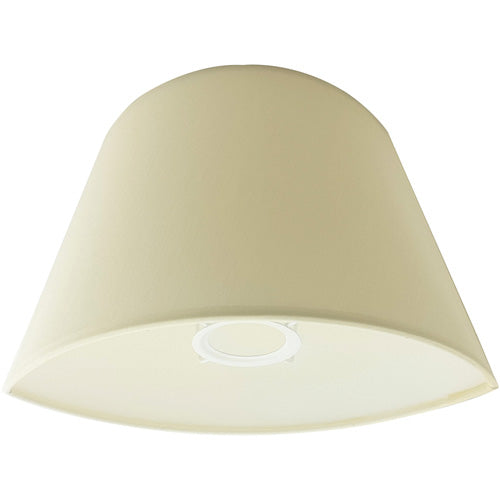 Lampenschirm Stoff Tischlampe oval creme 25 cm E27 – Lampenschirm Stoff, konisch