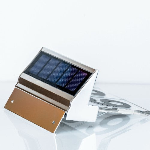 LED Hausnummernleuchte Solar für 2-3 Ziffern