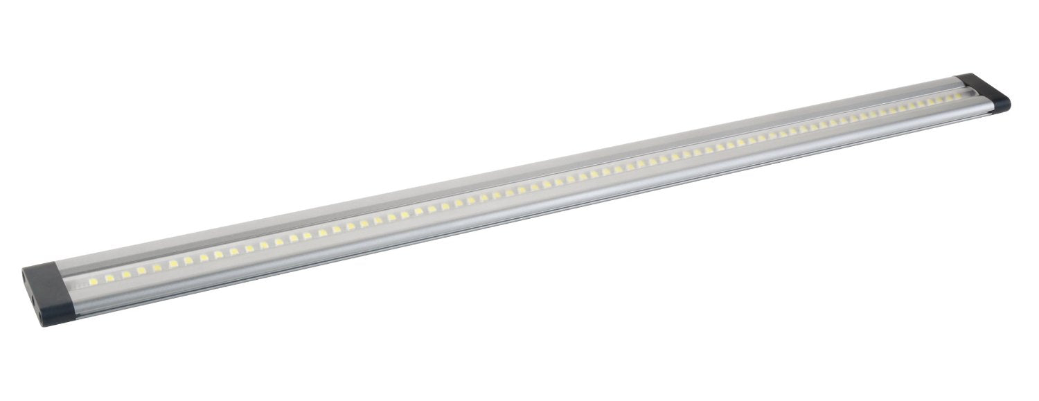 4,3W LED Lichtleiste Slim 47cm Alu Unterbauleuchte für Steckdose ibv 977104-102