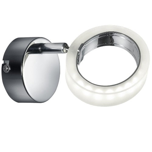 3,5W LED Wandstrahler chrom Wandspot 1 flammig Corland – Wandleuchte LED