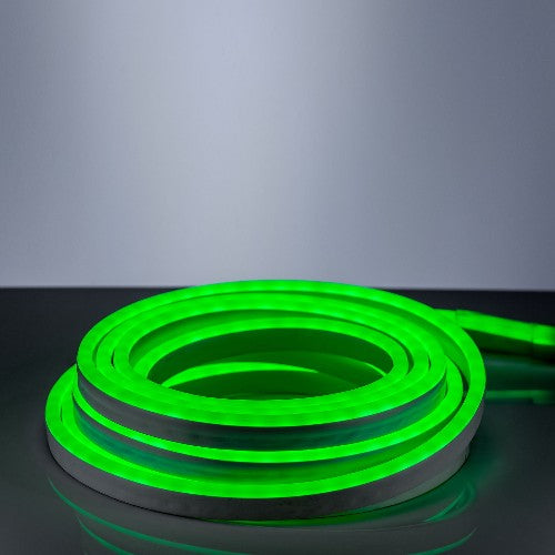 Neon Flex 6m LED Lichtschlauch grün Neonflex – LED Außenlichterkette wetterfest für Garten & Terrasse