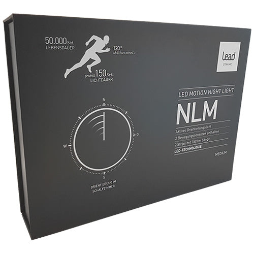 NLM LED Motion Night Light 2x LED Strips mit Bewegungssensor