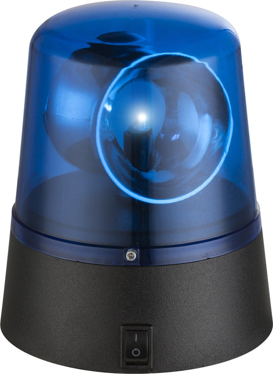 LED Tischleuchte Police Blitz, in blau Tischlampe