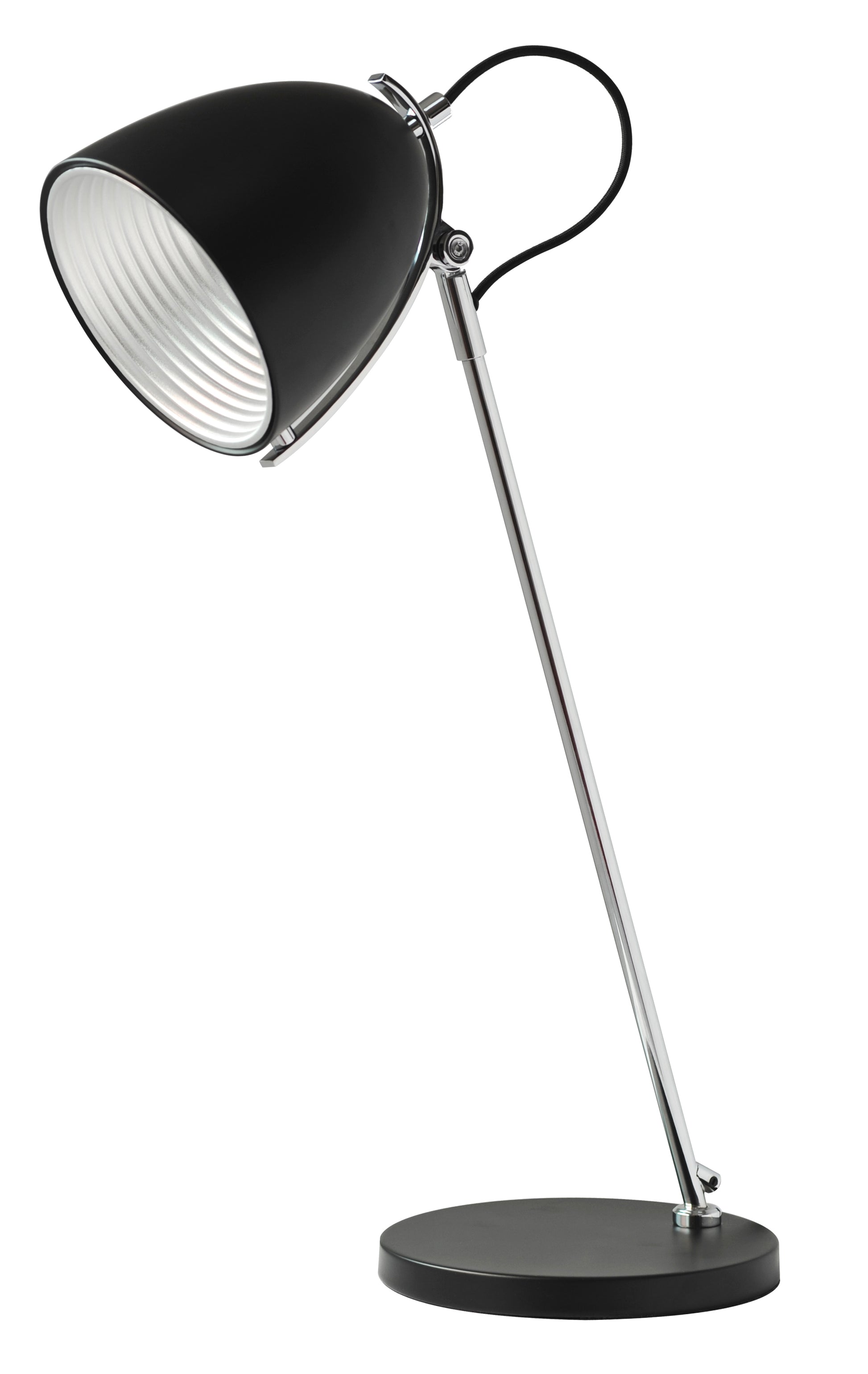 Tischleuchte BOTTI II Schwarz Schrebitischleuchte Tischlampe