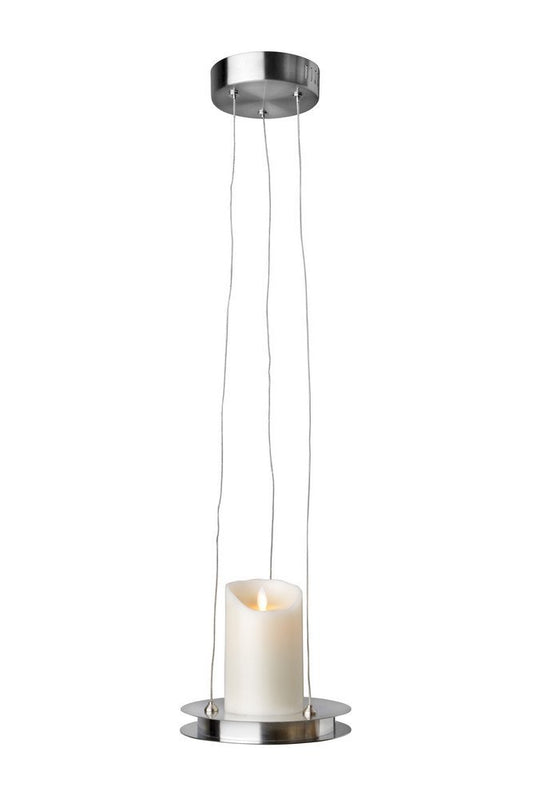 LED Hängeleuchte Candelo mit Adapter für LED-Kerze – Pendelleuchte dimmbar, höhenverstellbar