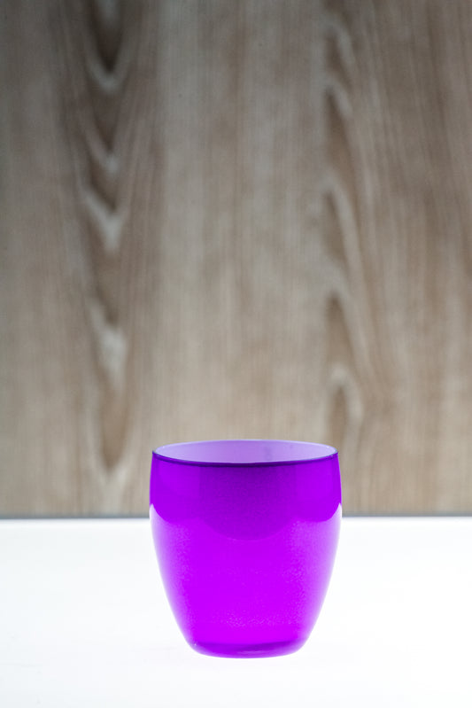 BIGGI weiß pink Glas Teelichthalter Kerzenleuchter Rund Teelichtglas 3 – Windlicht – stilvolles Wohnaccessoire & Dekoartikel 