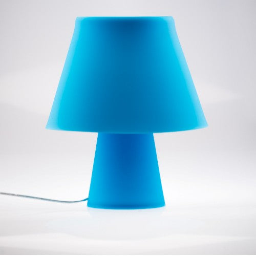 Deko Tischleuchte Numen in Blau aus Silikon Tischlampe